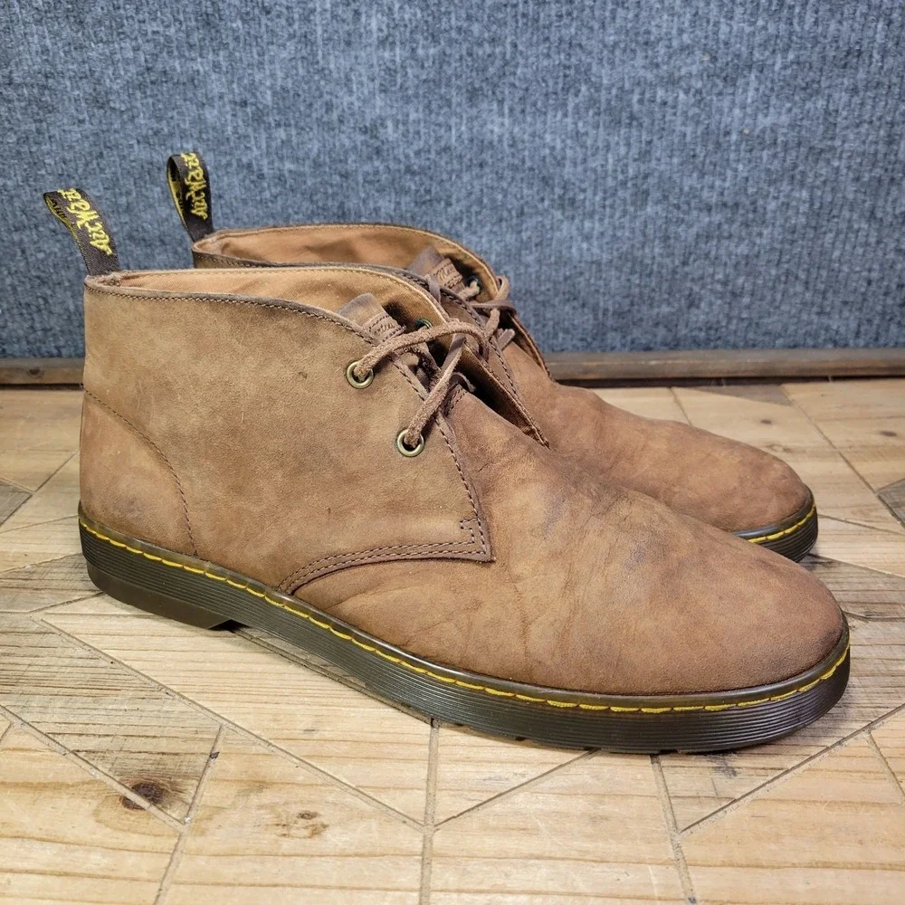 Dr. Martens Cabrillo Leather Chukka Boots US Men's 13 M Distressed Shoes
